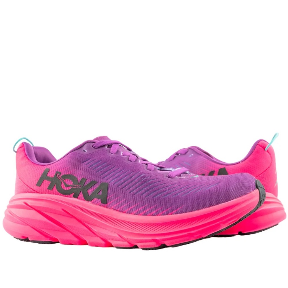 NIB Hoka Rincon 3 Beautyberry/Knockout Pink Women’s Running Shoes